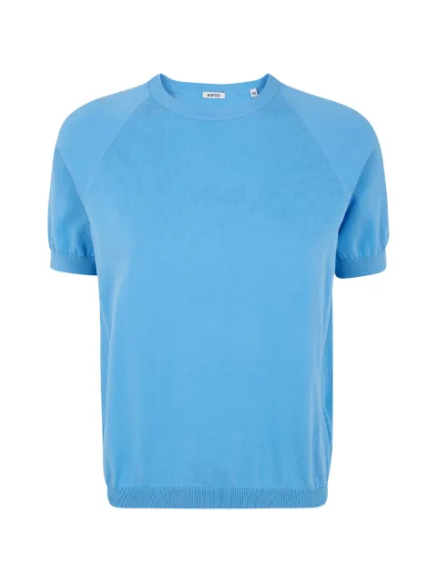 ASPESI ribbed short-sleeve T-shirt Blue 32223371