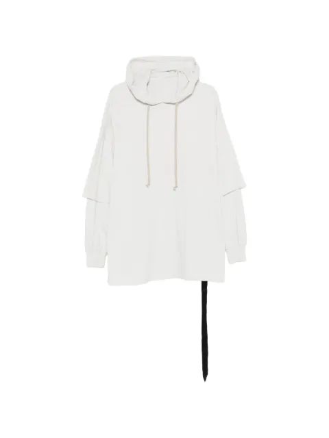 Rick Owens long-sleeve hoodie Neutrals DU01F4271RN