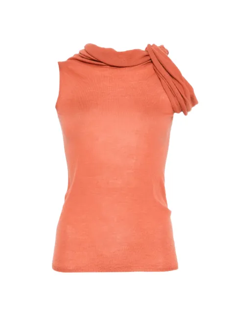 Rick Owens twist top Orange RP01F6666WS
