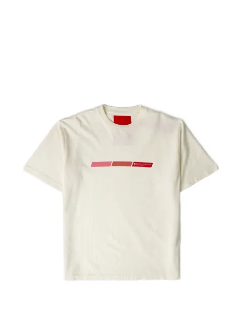 District Vision graphic print T-shirt Neutrals DVLA001MOS
