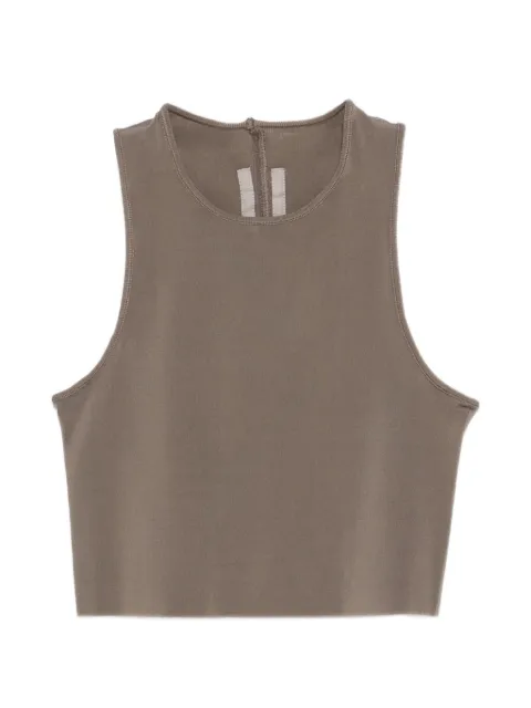 Rick Owens cropped tank top Grey RP01F6149JSV