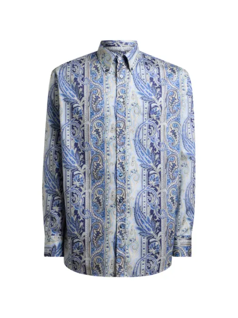 ETRO paisley printed shirt Blue MRIB002999SA5P1