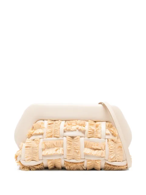Themoirè Bios fringed-detail clutch bag Neutrals 261WTMB00OIRA0108B