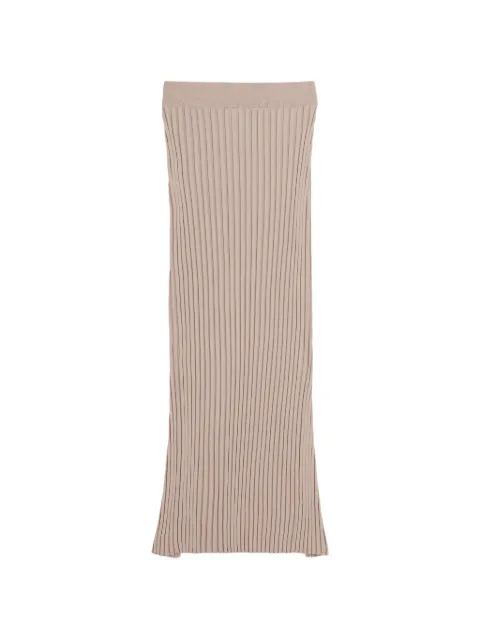 Tod's ribbed-knit midi skirt Neutrals X4W92525000XGM