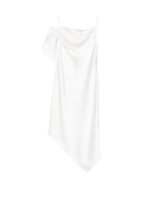 IRO Thiana asymmetric midi dress White WP33THIANA