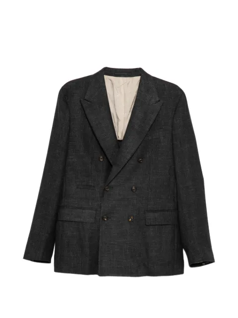 Eleventy double-breasted blazer Grey L75GIAE01TES0L11822