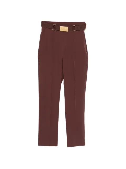 Elisabetta Franchi belted trousers Brown PA13261E2