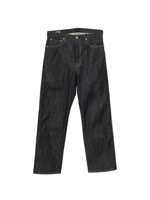 visvim wide unwashed trousers Blue 126105005003