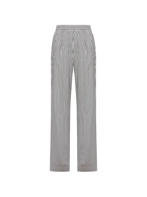 TOM FORD striped silk pyjama trousers White PAW682FAX1712
