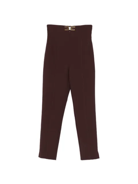 Elisabetta Franchi high-waist trousers Brown PA16361E2