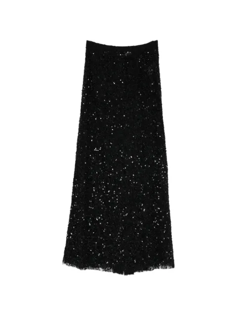 P.A.R.O.S.H. sequined maxi skirt Black NOODLESD621563