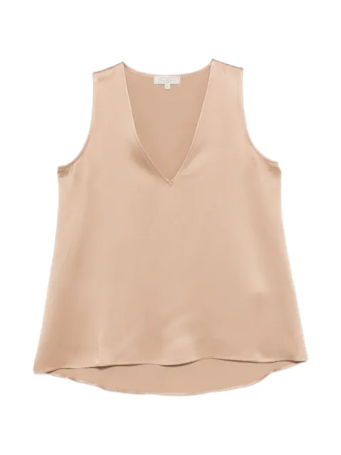 Antonelli Angelica V-neck blouse Neutrals N5913QT355C
