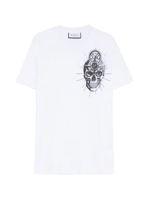 Philipp Plein skull-print T-shirt White MTK8857PJY002N