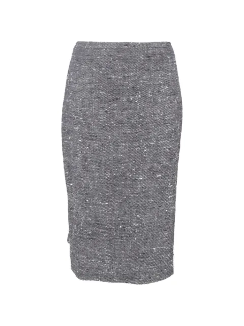 Max Mara tweed midi skirt Grey NAPPUGBCL648152W