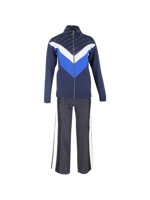 Stella McCartney Pre-Owned logo-print tracksuit set Blue NAPPUGBCL648159W