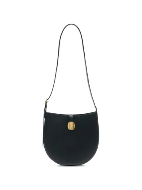 Officine Generale Hobo adjustable-strap leather shoulder bag Black MARWBAG010