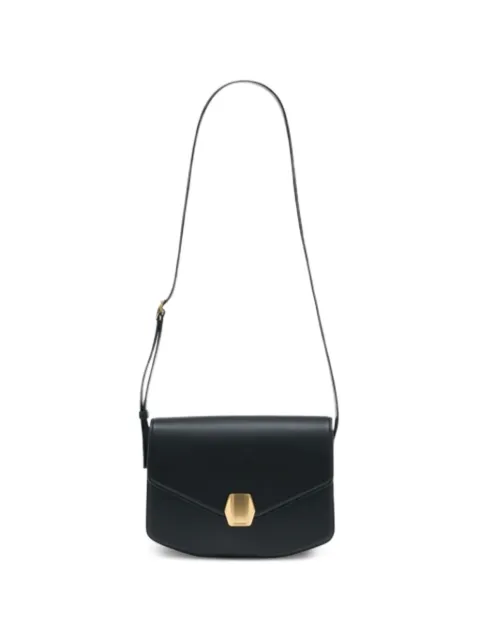 Officine Generale June adjustable-strap shoulder bag Black MARWBAG007