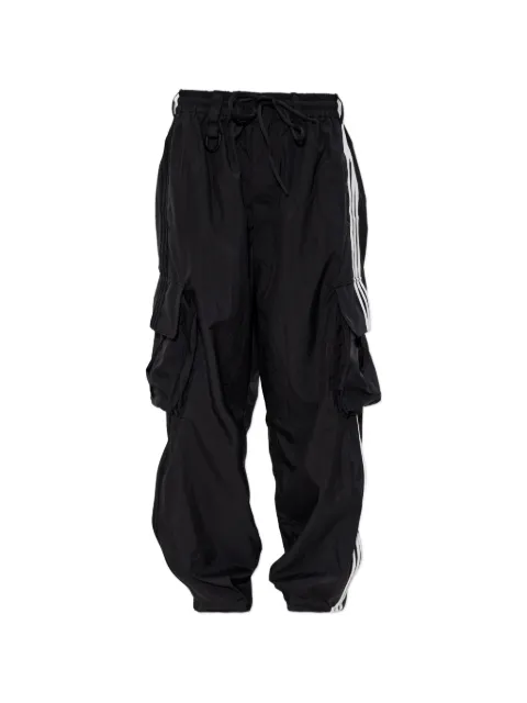 Y-3 stripe cargo trousers Black KF1087