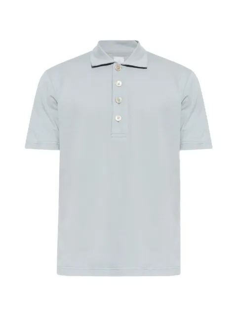 Eleventy buttoned polo shirt Grey M75POLM05TES0M120