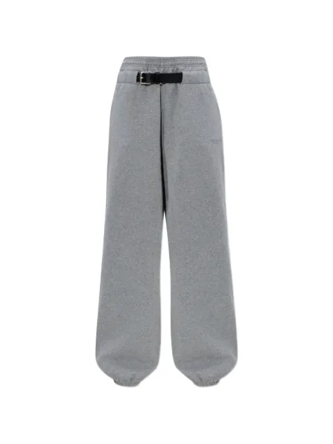 Alexander Wang mid-rise belted sweatpant in terry oversized Grey 4CC1264961021