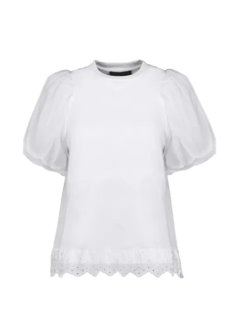 Simone Rocha puff-sleeve lace T-shirt White 5397T0553