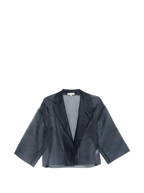 Antonelli Emma sheer-finish notch-lapel jacket Blue J3751QT256