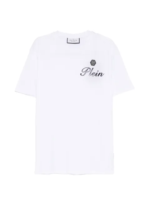 Philipp Plein logo-detail T-shirt White SAFCMTK8906PJY002N01