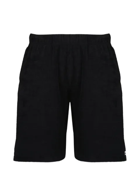 Courrèges terry logo-detail shorts Black 126JSH068JS0272