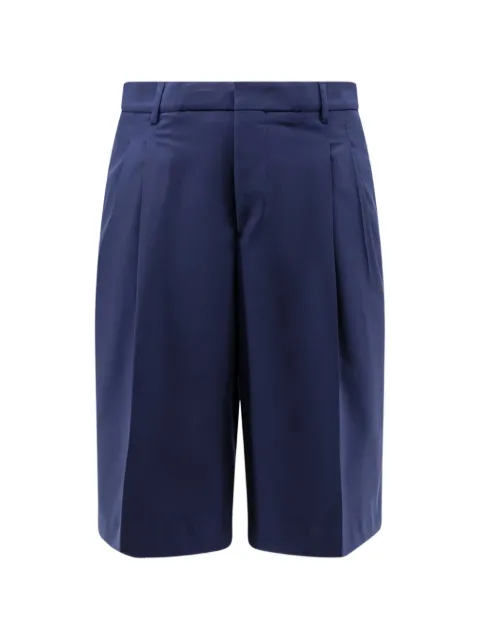 AMI Paris pleated bermuda shorts Blue HSO827WV0194