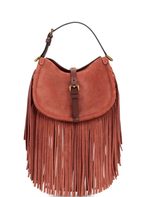 ETRO small suede Pony bag with fringes Red WP1C0021AP469