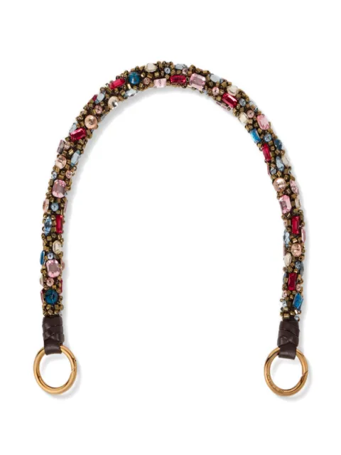 ETRO bag handle with rhinestones Brown WP2R0010AR507