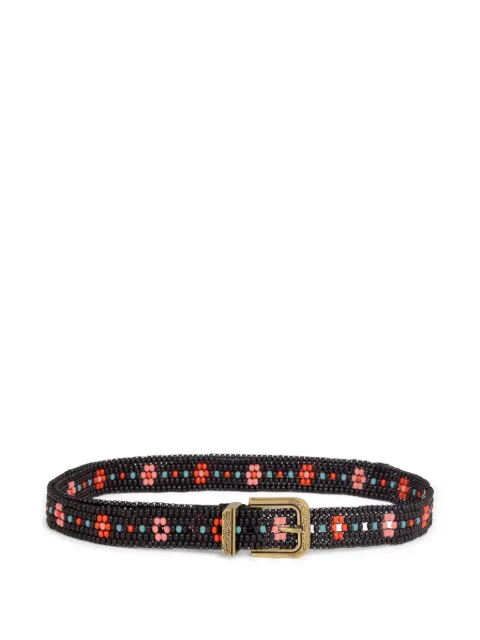 ETRO beaded floral belt Black WP3B0092AR499