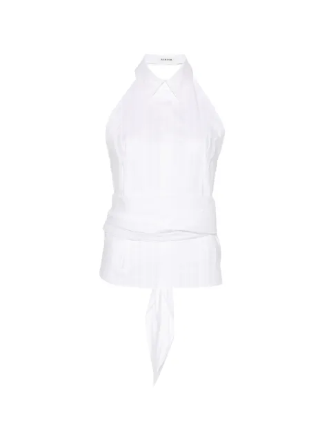 P.A.R.O.S.H. pleated top White D381302CANYOX26