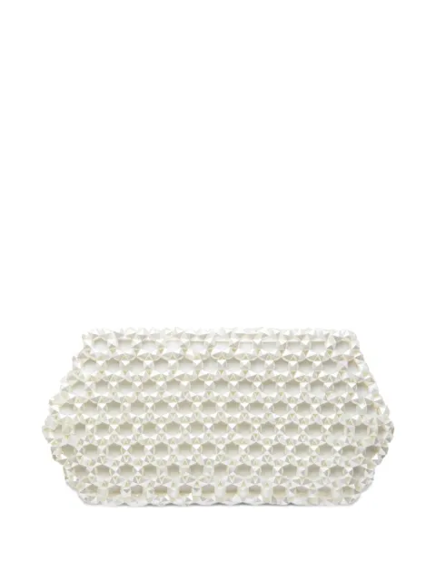 0711 Lizzie beaded clutch bag Neutrals 0711SS2628