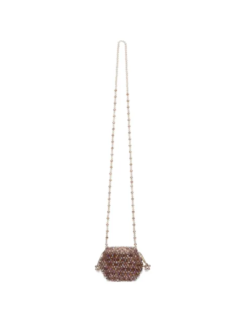 0711 Thea beaded cross body bag Pink 0711SS2647