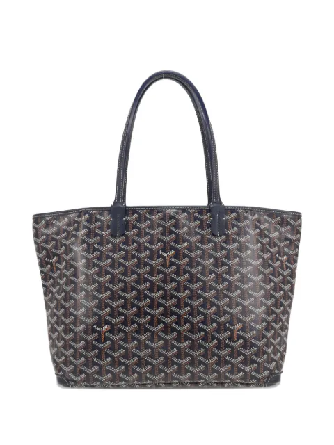 Goyard Pre-Owned 2020s Artois leather tote bag Brown 427885