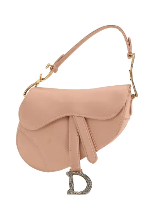 Christian Dior Pre-Owned 2010s mini Saddle shoulder bag Pink 427463