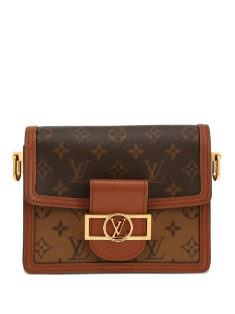 Louis Vuitton Pre-Owned 2020s mini Dauphine monogram shoulder bag Brown 426427