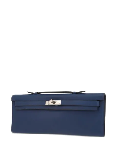 Hermès Pre-Owned 2015 Kelly Cut epsom leather tote bag Blue 425726