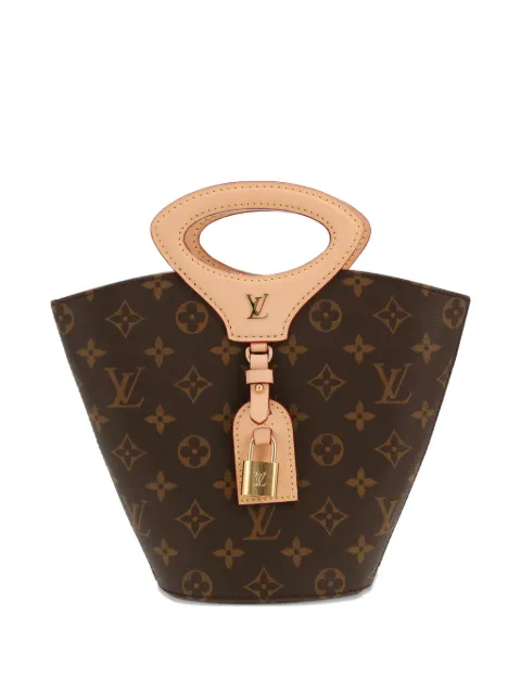 Louis Vuitton Pre-Owned 2020s BB Rivage monogram leather bucket bag Brown 424945