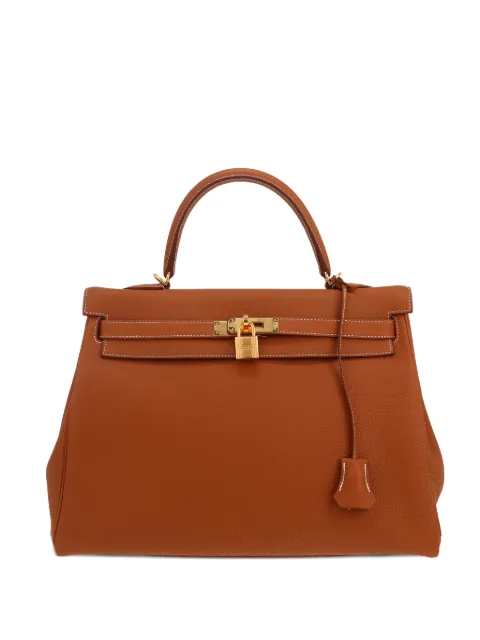 Hermès Pre-Owned Kelly 35 handbag Brown 412729