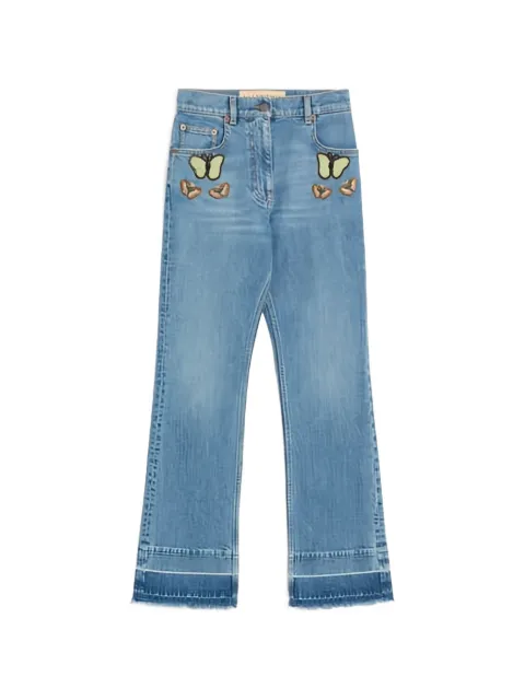 Valentino Garavani embroidered jeans Blue BDD2AV9W1