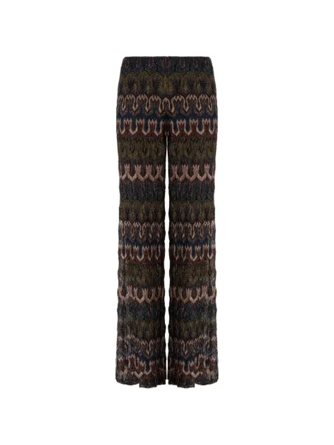 Missoni patterned trousers Brown DS26SI01BR014Q