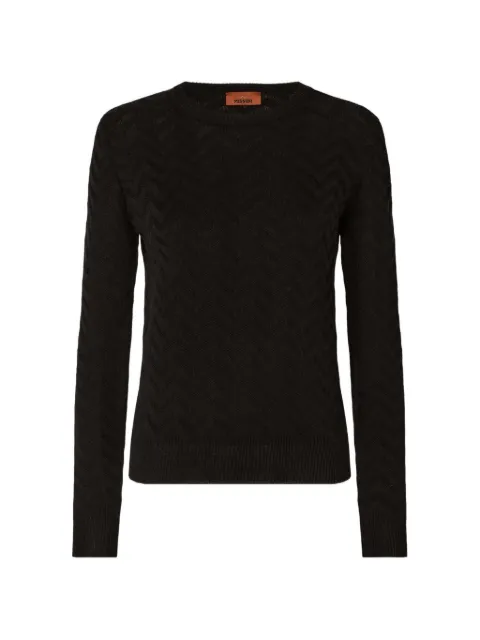 Missoni chevron sweater Black DC26SN00BK01H2