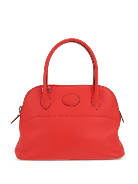 Hermès Pre-Owned 2018 27 Bolide leather tote bag Red 425171