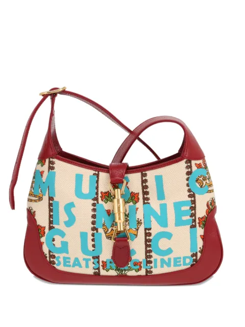 Gucci Pre-Owned 2020s Jackie Centennial Music Is Mine floral shoulder bag Neutrals 425167