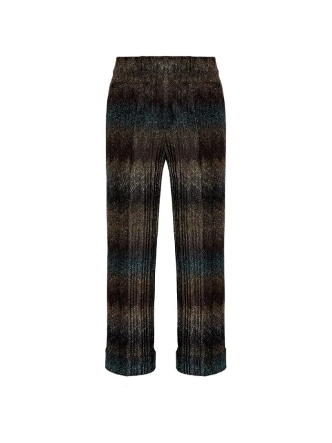 Missoni zigzag flared trousers Brown DS26SI05BR014S