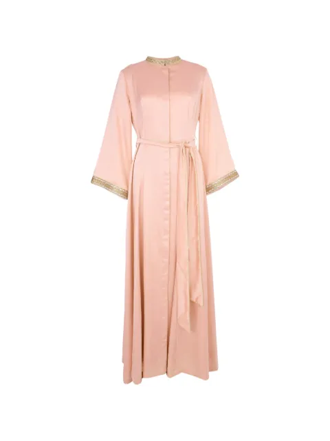 Baruni Zayna belted maxi dress Pink SS2627PI