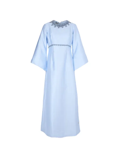 Baruni Sahara embellished maxi dress Blue SS2615BL