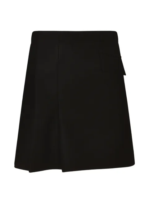 sacai panelled asymmetric skirt Black 2508071001